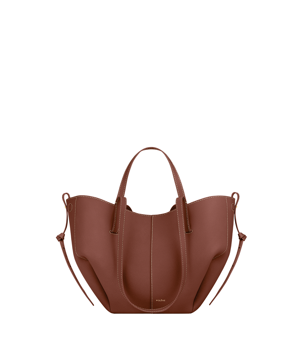 Cyme Mini Textured Cognac – front