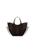 Cyme Mini Textured Ebony – front