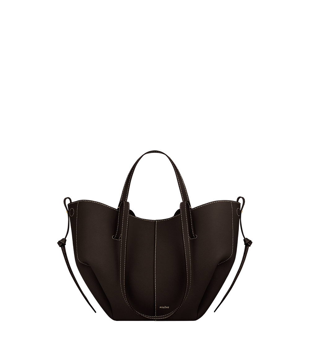 Cyme Mini Textured Ebony – front