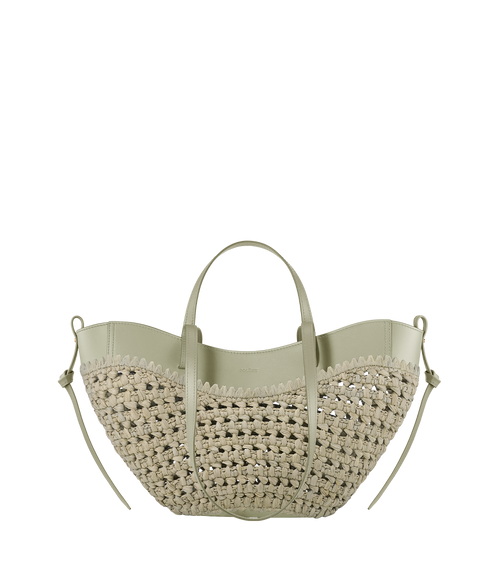 Cyme Mini Raffia Laurel – front