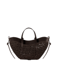 Cyme Mini Raffia Ebony – front