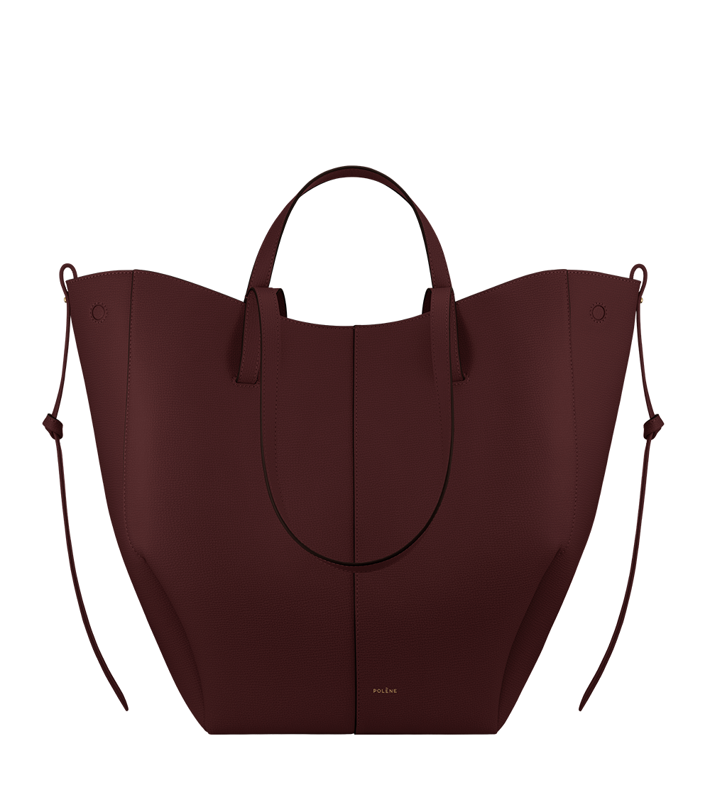 Cyme Tote Textured Black Cherry – front