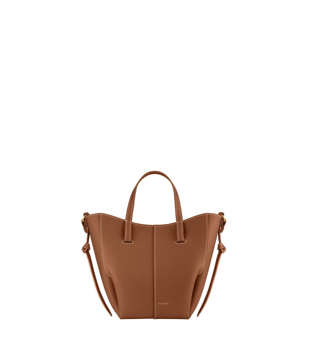 Cyme Tote Nano Textured Camel – front