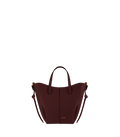 Cyme Tote Nano Textured Black Cherry – front