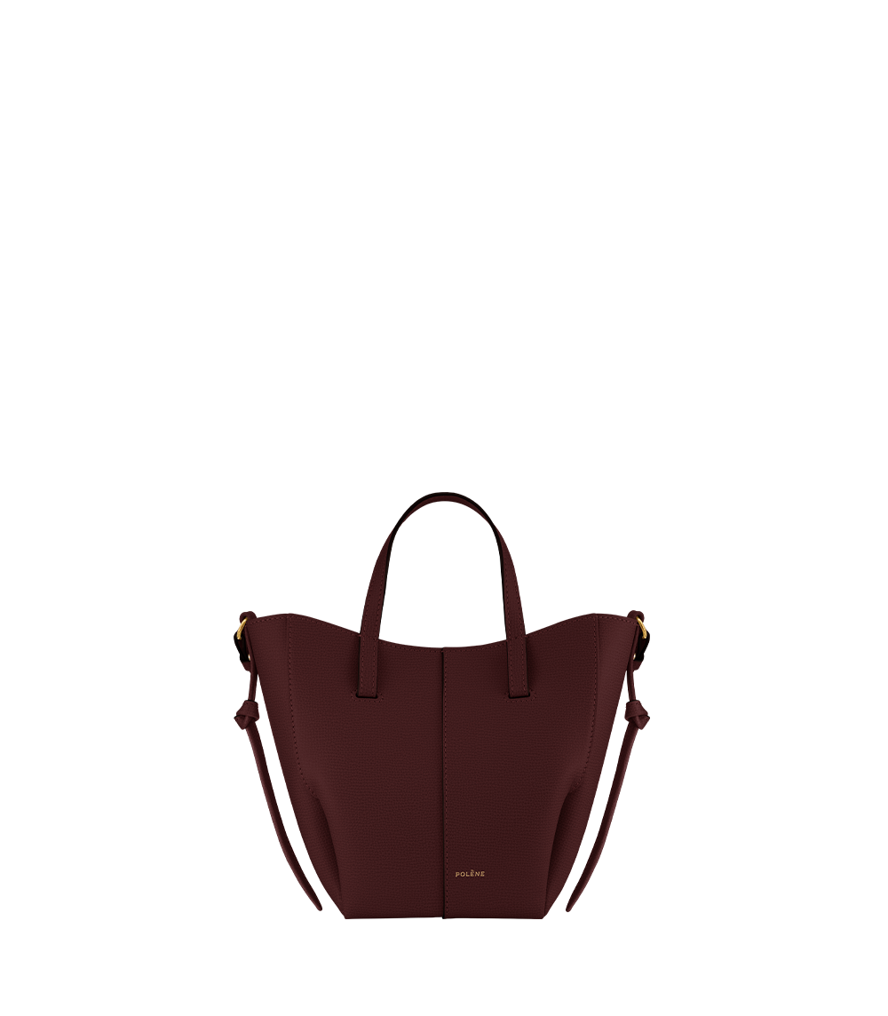 Cyme Tote Nano Textured Black Cherry – front