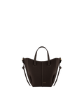Cyme Tote Nano Textured Ebony – front
