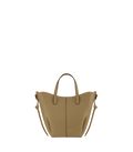 Cyme Tote Nano Textured Smoky Olive – front
