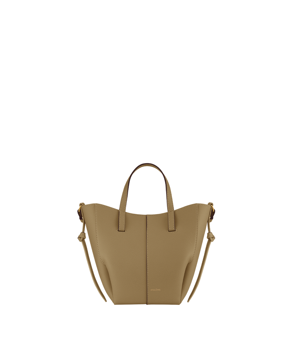 Cyme Tote Nano Textured Smoky Olive – front