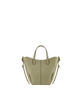 Cyme Tote Nano Textured Linden – front