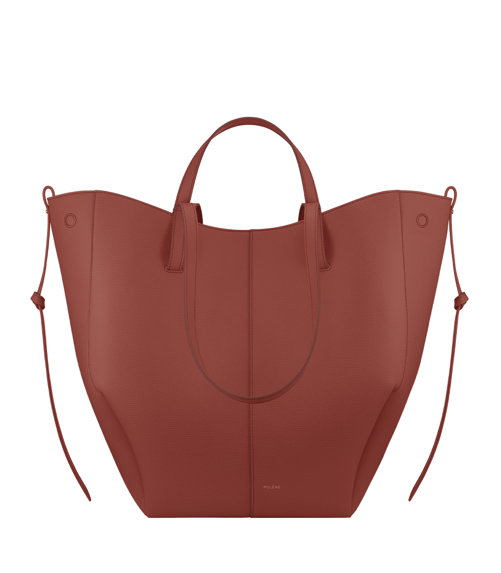 Cyme Tote Textured Terracotta – front