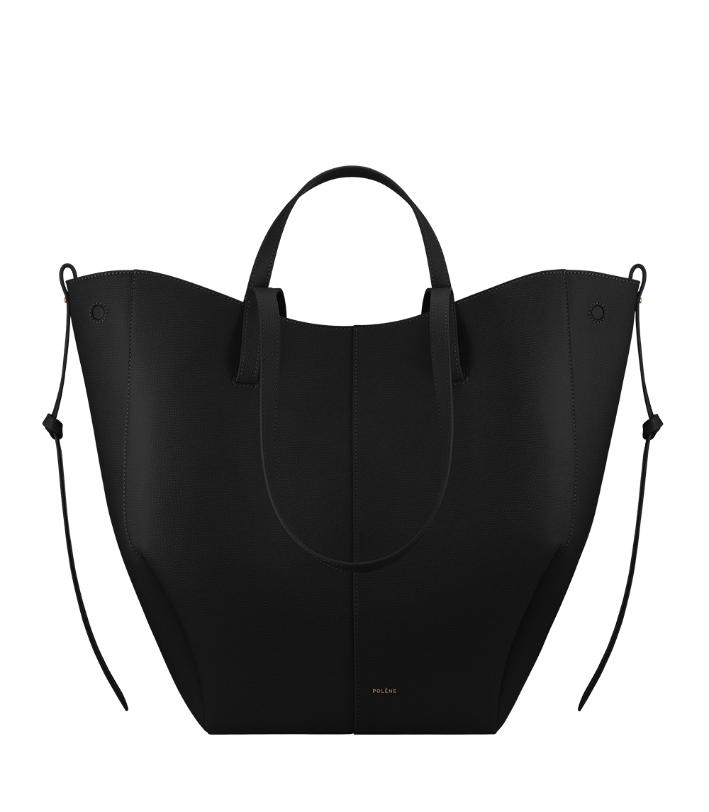 Cyme Tote Textured Black – front