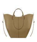 Cyme Tote Textured Smoky Olive – front
