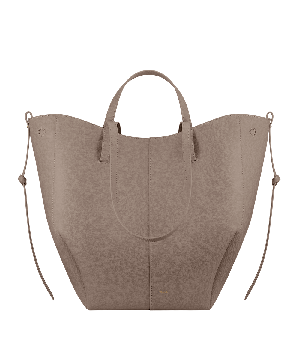 Cyme Tote Textured Taupe – front