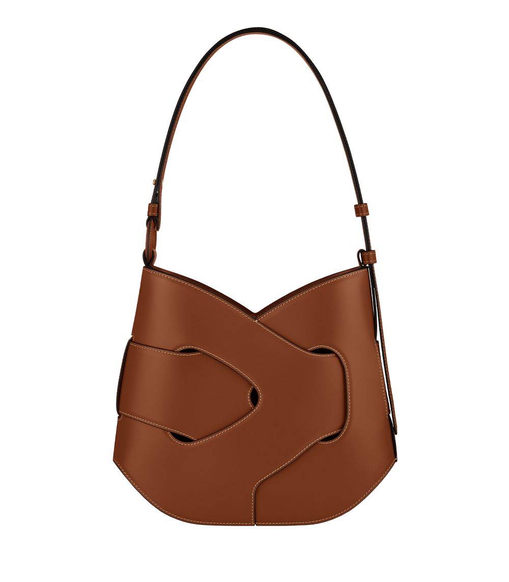 Nodde Hobo Smooth Cognac – front