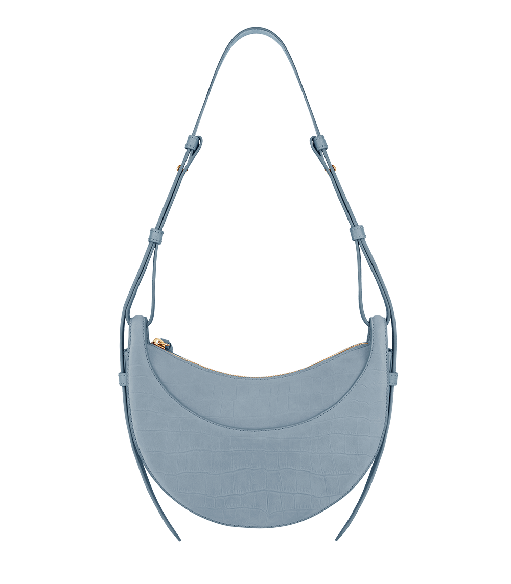 Numéro Dix Crocodile Nubuck Polar – front