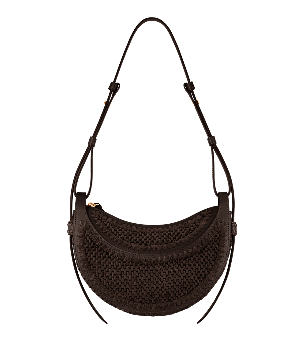 Numéro Dix Raffia Ebony – front
