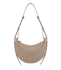 Numéro Dix Crocodile Nubuck Taupe – front