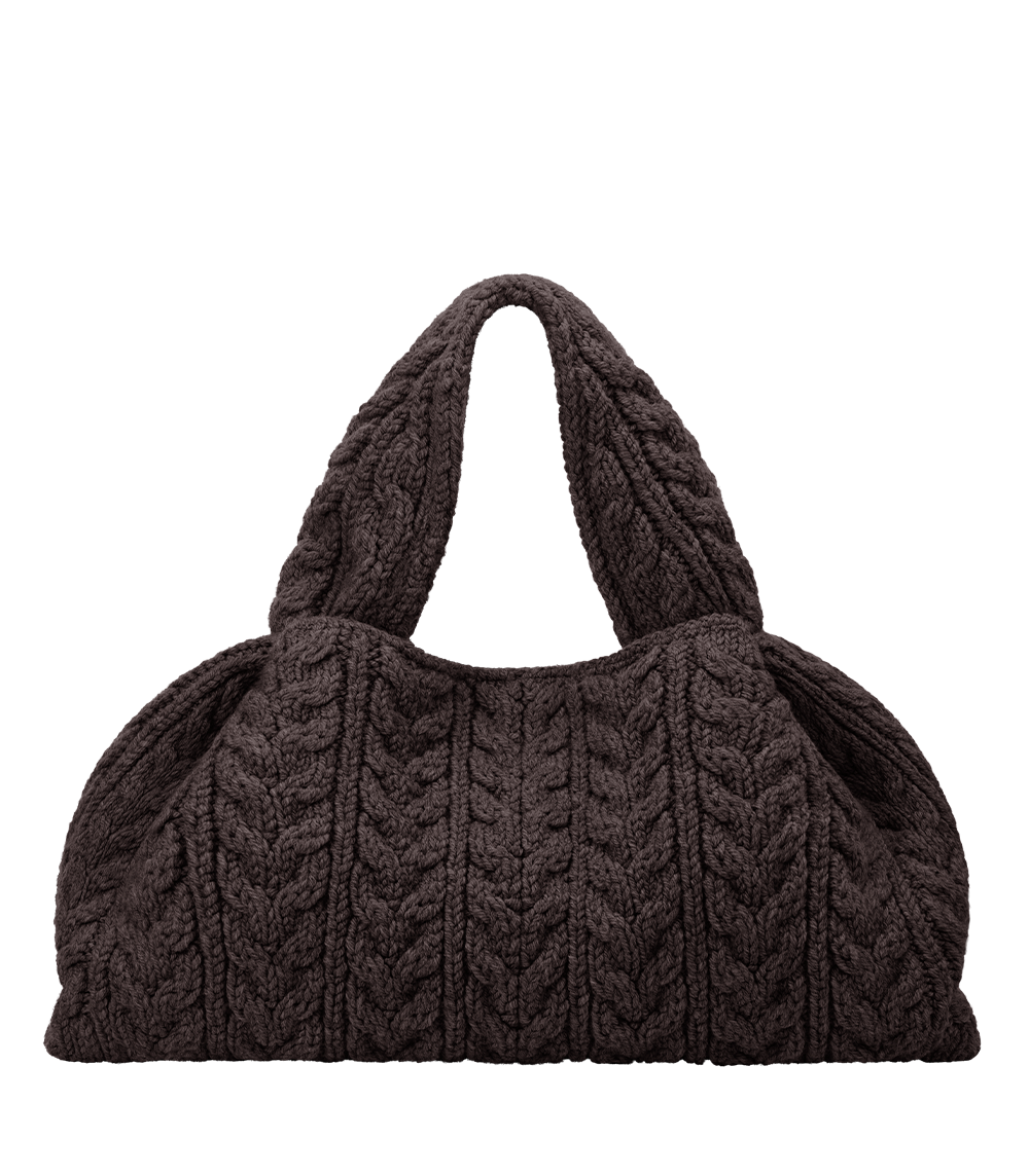 Numéro Neuf Large Merino Ebony – front