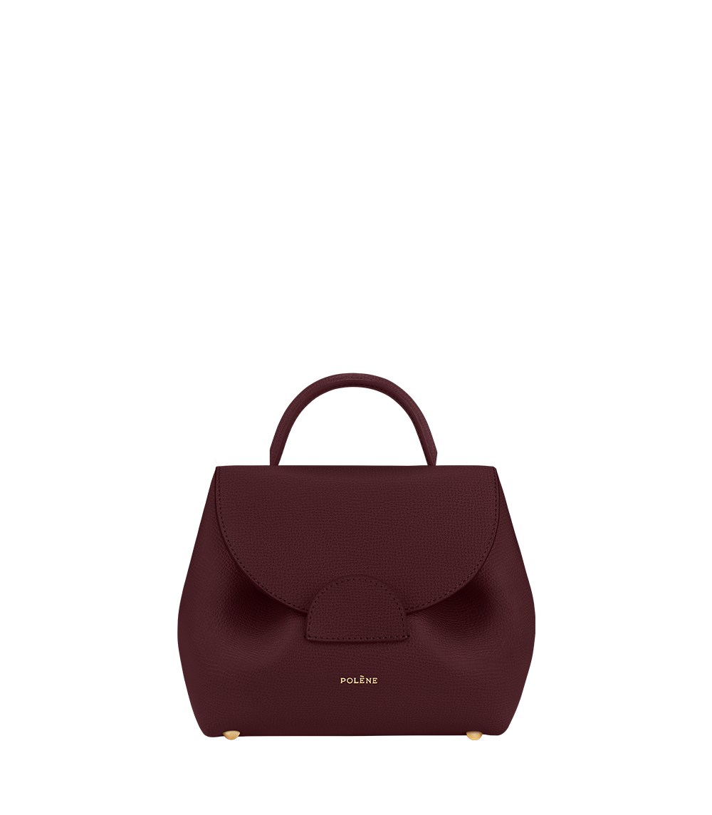Numéro Un Nano Textured Burgundy – front