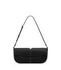 Osmo Smooth Black with Ecru Stitching – front