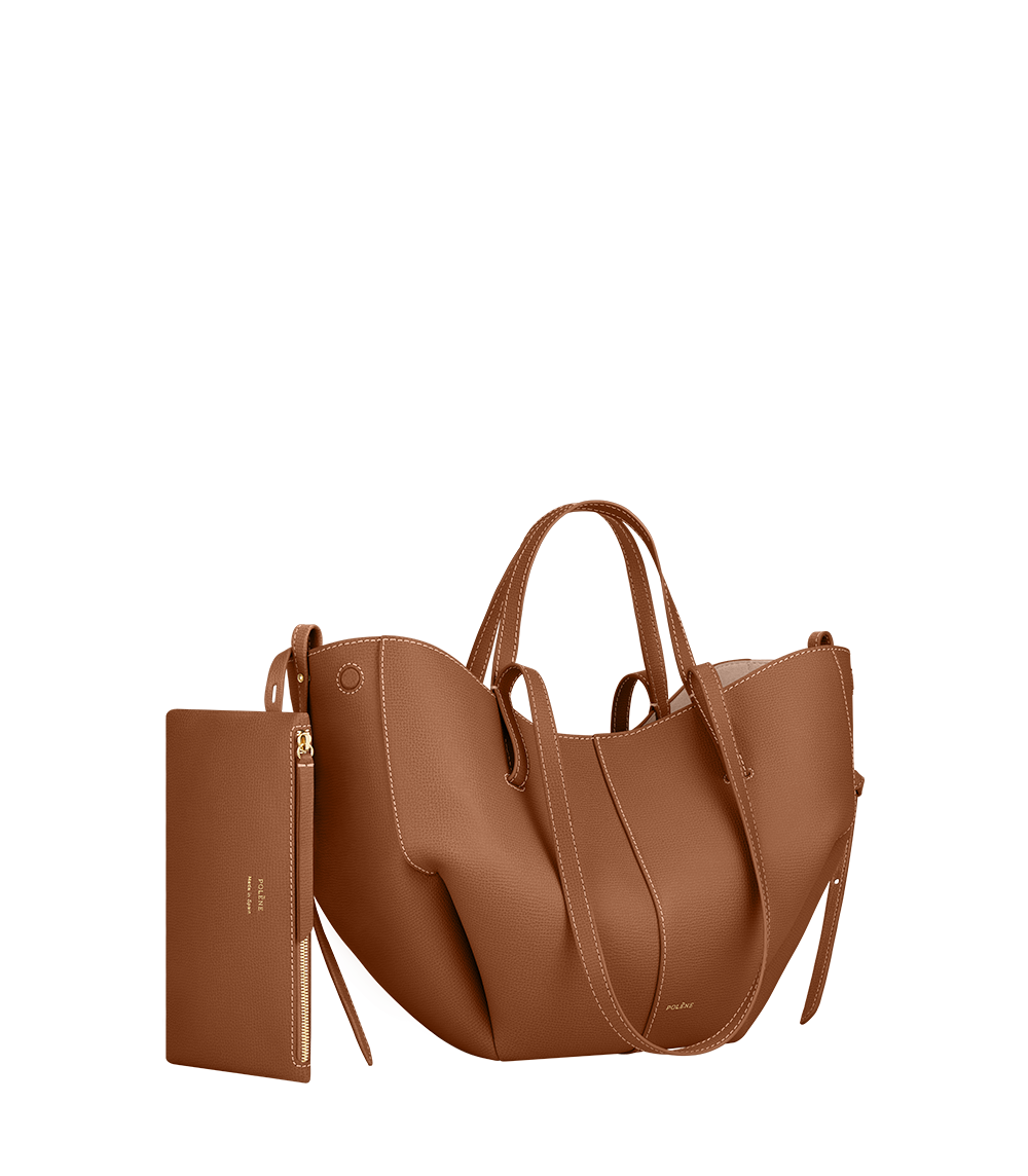 Cyme Mini Textured Camel – side