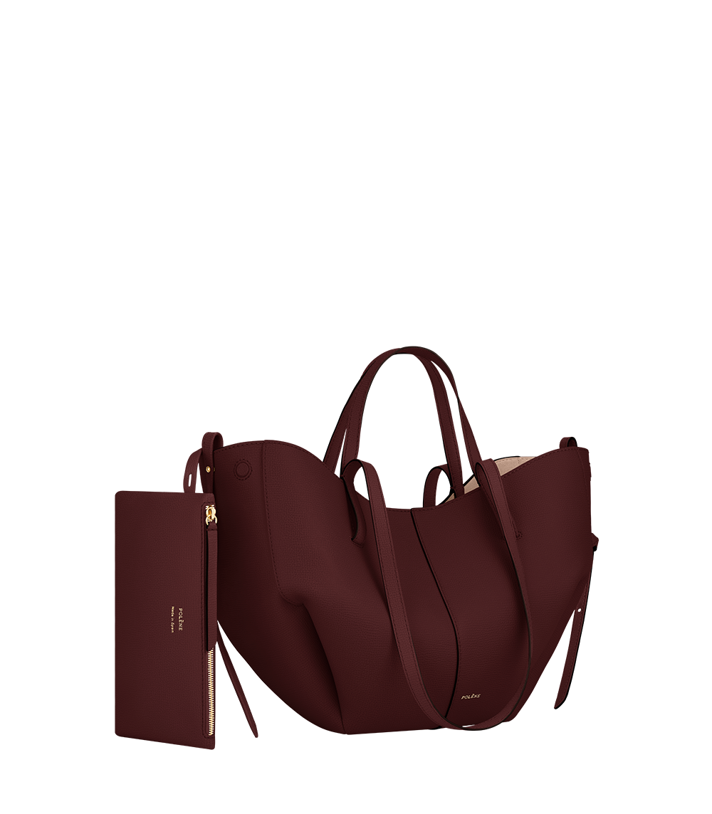 Cyme Mini Textured Black Cherry – side