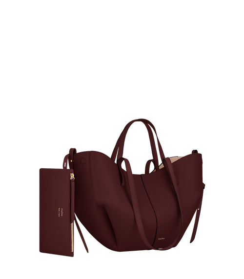 Cyme Mini Textured Black Cherry – side