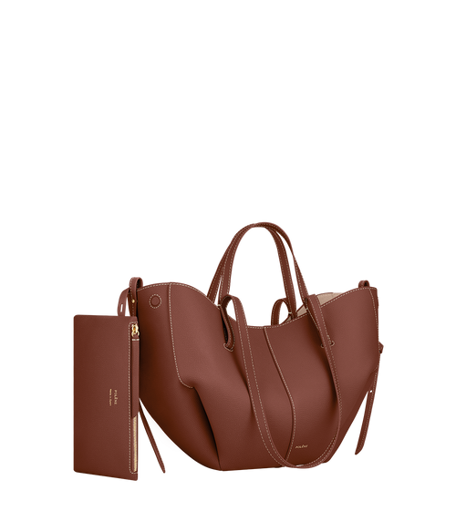 Cyme Mini Textured Cognac – side
