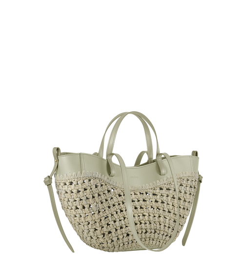 Cyme Mini Raffia Laurel – side