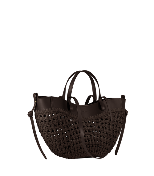 Cyme Mini Raffia Ebony – side