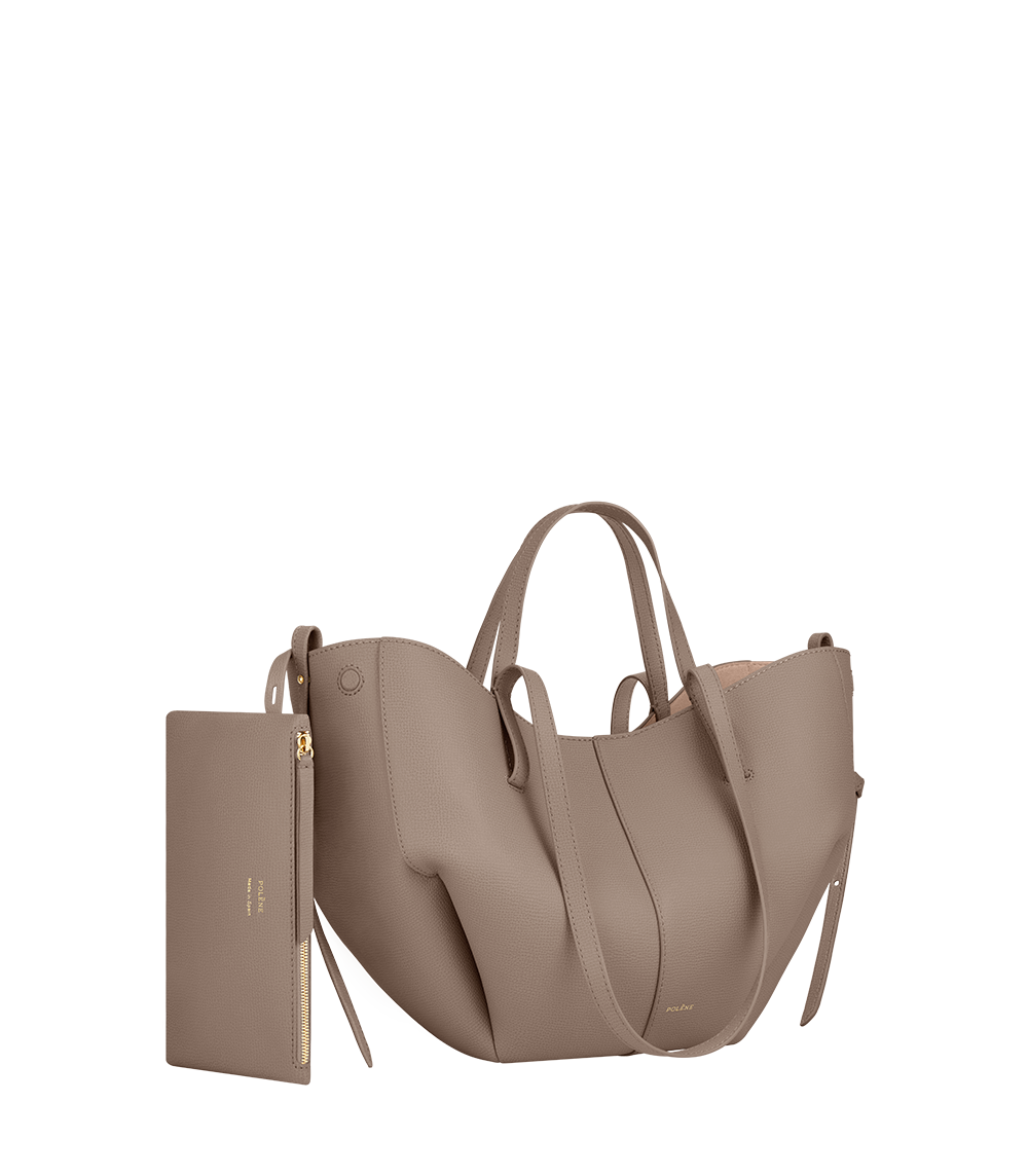 Cyme Mini Textured Taupe – side