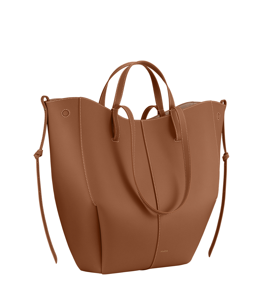 Cyme Tote Textured Camel – side
