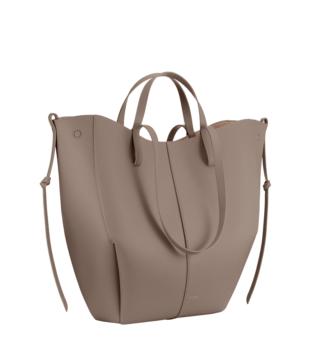 Cyme Tote Textured Taupe – side