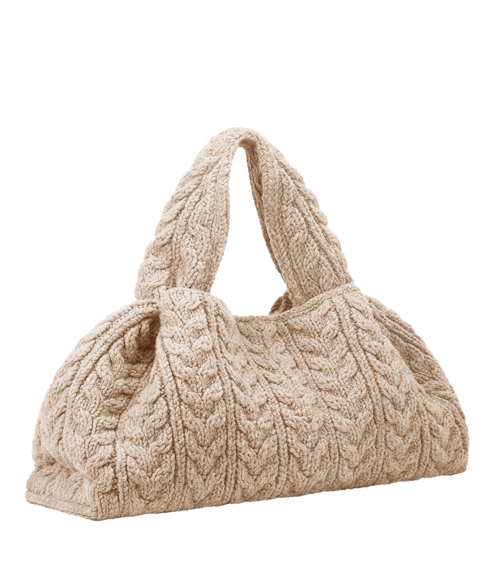 Numéro Neuf Large Merino Ecru – side